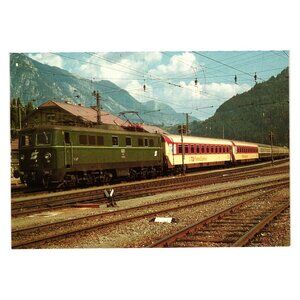Elektro Train Rail Car 1110 23 Austrian Passenger TUI Express Landeck Postcard